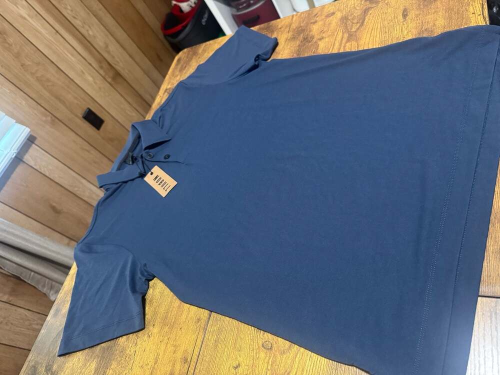 Nobull Men's ADPT SS PL Night Fall Size S Polo Shirt